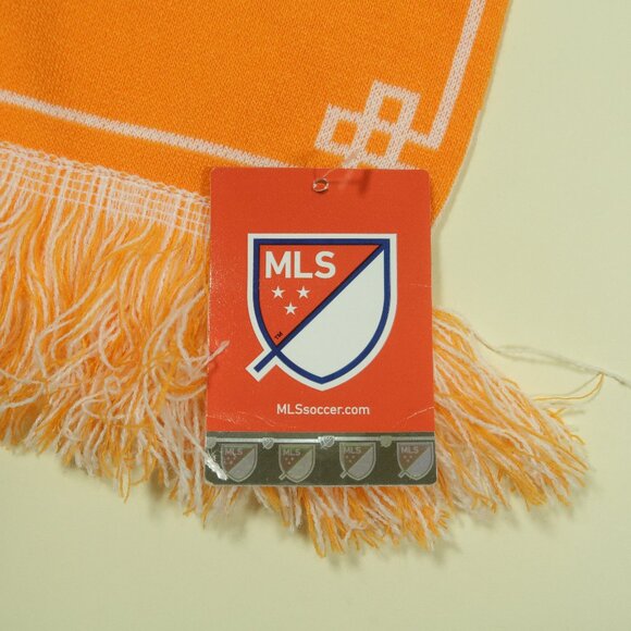 Atlanta United FC Peach Scarf The King Has Arrived New Ruffneck 2014 - Picture 4 of 7